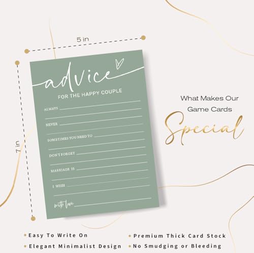 Bridal Shower Games Cards (25 Count)