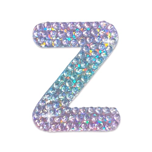 Sparkly Rhinestone Alphabet Letter Sticker Z