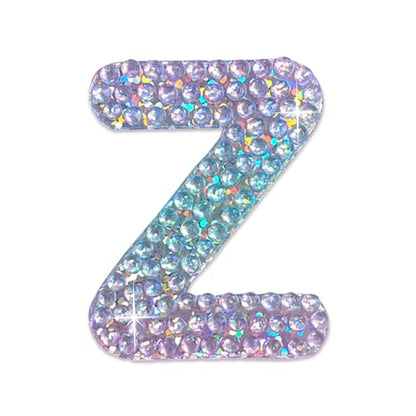 Sparkly Rhinestone Alphabet Letter Sticker Z