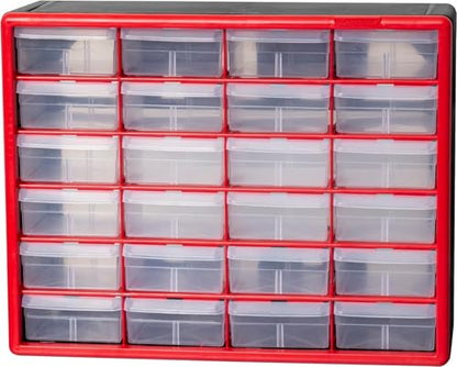 24 Drawer Plastic Storage Cabinet