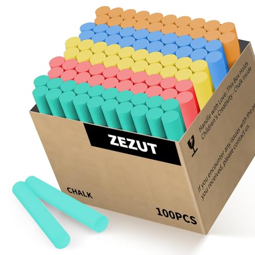 Colored Chalk 100PCS (100 Count)