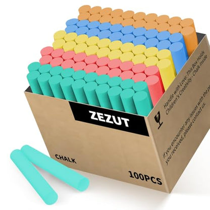 Colored Chalk 100PCS (100 Count)