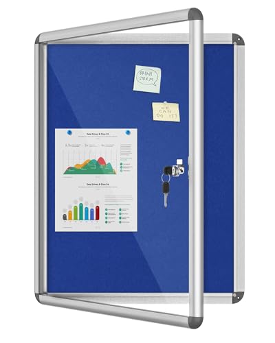 26"x20" Enclosed Bulletin Board