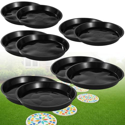 10Pcs Round Stone Molds (10 Count)