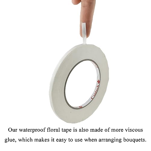 White 0.25Inch Wide Floral Tape (200 Foot)