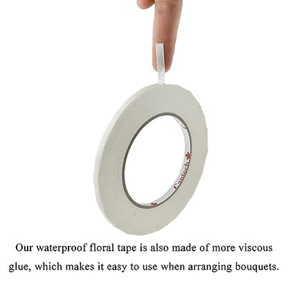 White 0.25Inch Wide Floral Tape (200 Foot)