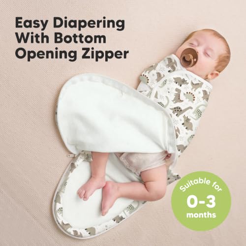 Newborn Swaddles with Zippers (3 Count)