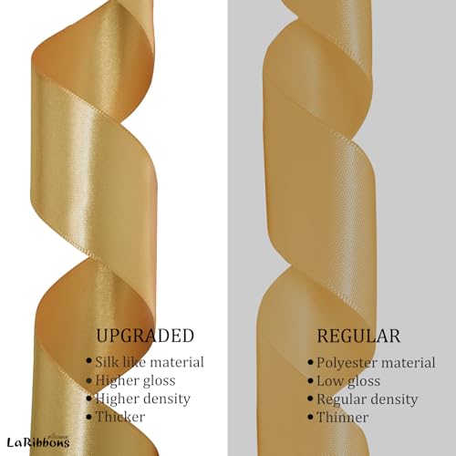 Gold Satin Ribbon 3