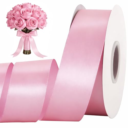 100 Yard Pink Satin Ribbon 1 (300 Foot)
