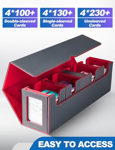 Card Deck Box for MTG with Commander Display