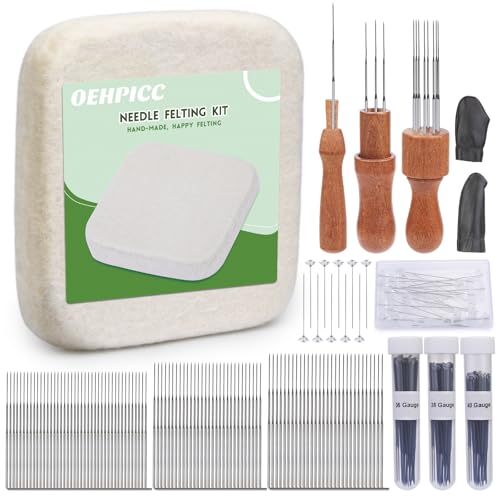 128 Pcs Needle Felting Tool Kit (128 Count)