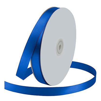 5 8" x 100 Yards Royal Blue Satin Ribbon Crafts Gift Wrapping (300 Foot)