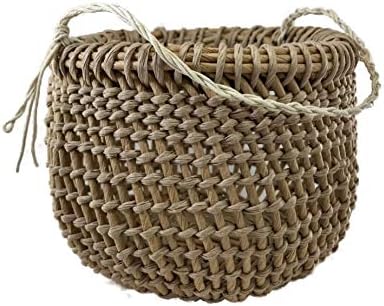 Traditional Craft Kits Twined Basket Weaving Kit (Gathering Style) - Weave Kit for Kids and Adults Complete with Basket Weaving Supplies and Instructional Booklets