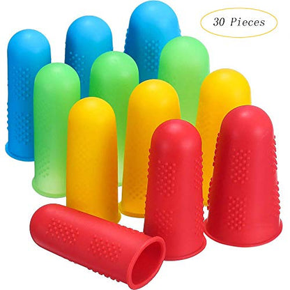 30 Pieces Silicone Hot Glue Gun Finger Caps (30 Count)