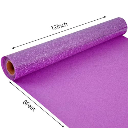 Glitter Purple Pink HTV Heat Transfer Vinyl Rolls