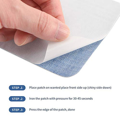 30 Pcs Iron on Patches for Clothing Jean Repair (3.7770833 Sq ft)