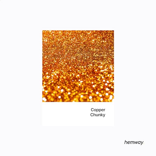 Resin Glitter Copper 100g Chunky Polyurethane & Epoxy Glitter (3.5274 Ounce)