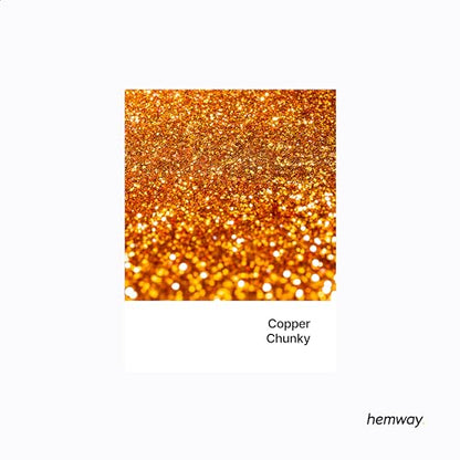 Resin Glitter Copper 100g Chunky Polyurethane & Epoxy Glitter (3.5274 Ounce)