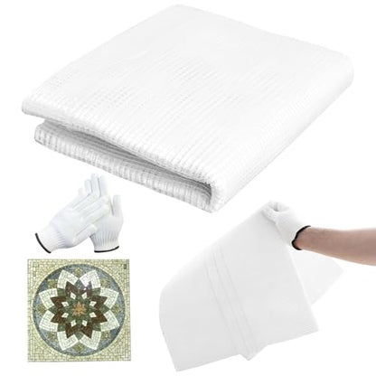 40" x 80" Mosaic Mesh for for Back Mounted Tile with Gloves