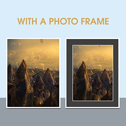 10 Pack Black 11x14 Picture Frame Mats