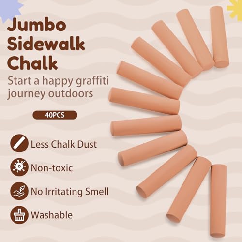 Jumbo Sidewalk Chalk for Kids Outdoor