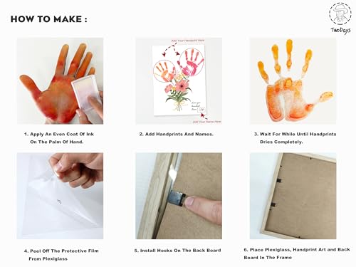 Flower Bouquet Handprint Art Craft DIY Kit