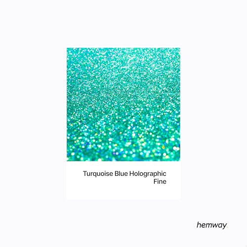 Resin Glitter Turquoise Blue Holographic 100g Fine (3.5274 Ounce)