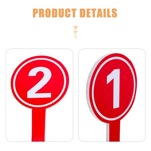 Score Paddles 10Pcs Number Boards 1