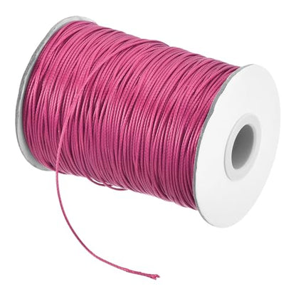 Waxed Cord 0.8mm Waxed Polyester Cord 175 Yard Wax String for Bracelet Making