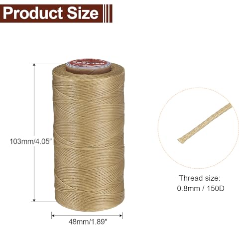 Flat Leather Sewing Waxed Thread