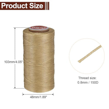 Flat Leather Sewing Waxed Thread