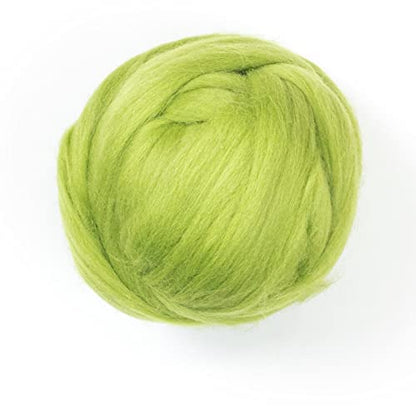 Colored Natural Wool roving (8 Ounce)
