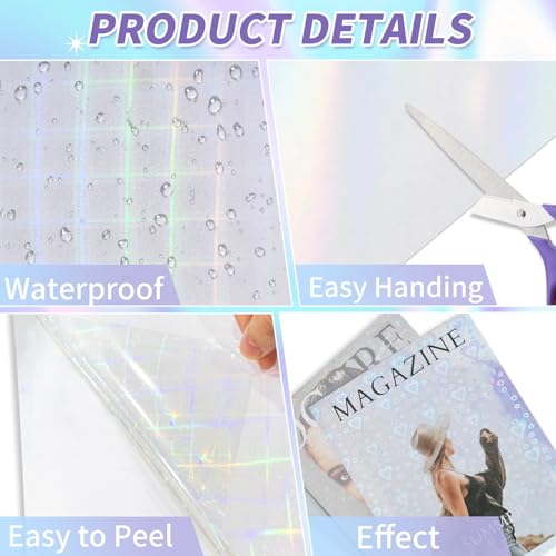 36 Sheets Holographic Sticker Paper