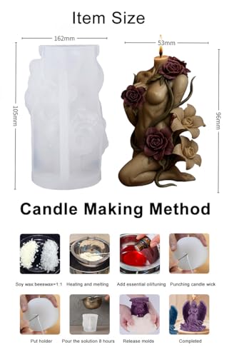 Large 3D Candle Molds
