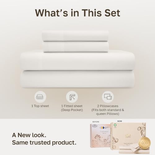Organic Cotton Full Size Bed Sheet Set