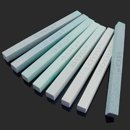 8 pcs Rectangular Shaped Sharpening Stone Sticks Set (8 Count)