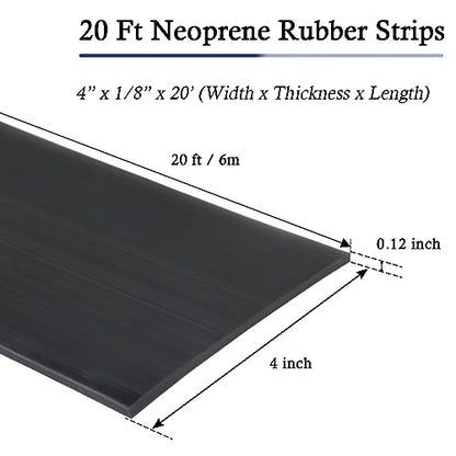 Neoprene Rubber Strips with Adhesive Backing Rubber Sheets