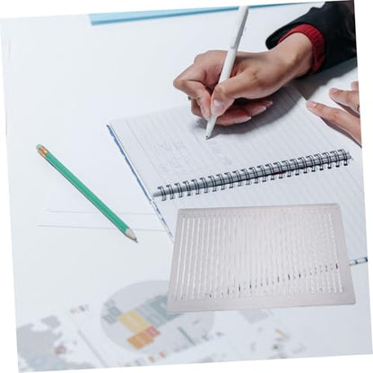 Lettering Stencils Straight Line Stencil Calligraphy Paper Address Stencil for Envelope Small Ruler for journaling Template Ruler Plastic