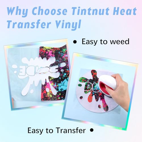 Multicolor Splash Heat Transfer Vinyl