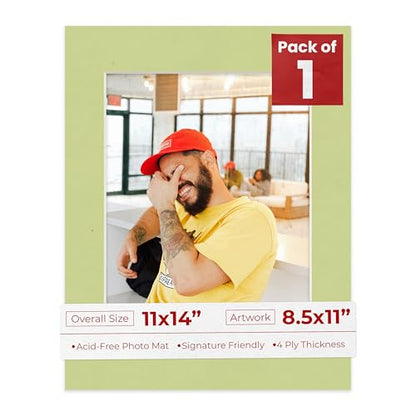 11x14 Mat for 8.5x11 Photo