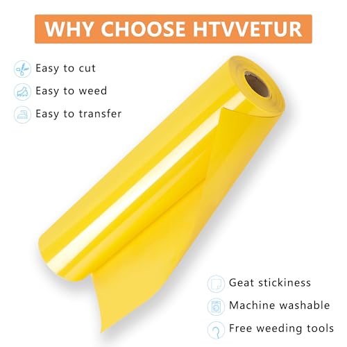 HTV Iron on Vinyl 12Inch by 35ft Roll
