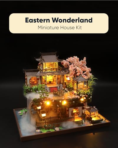 DIY Miniature House Kit Dollhouse Kit for Adults Chinese Wonderland