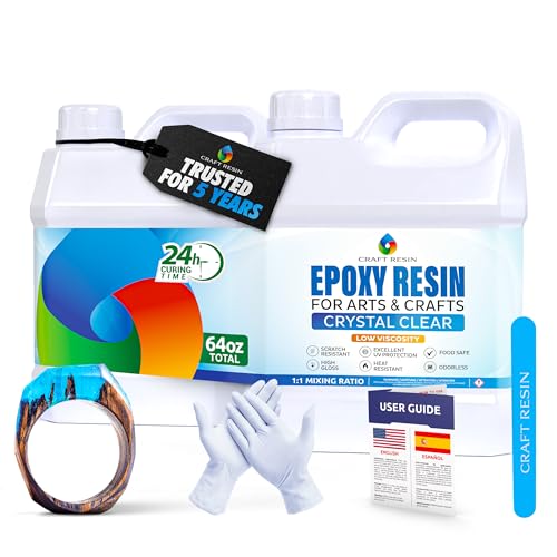 Crystal Clear Epoxy Resin Kit (64 Fl Oz)
