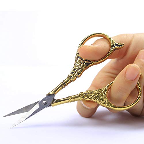 Vintage European Style Scissors Stainless Steel for Cross Stitch