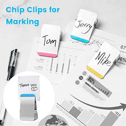 Chip Clips with Colored Silicone (12 Count)