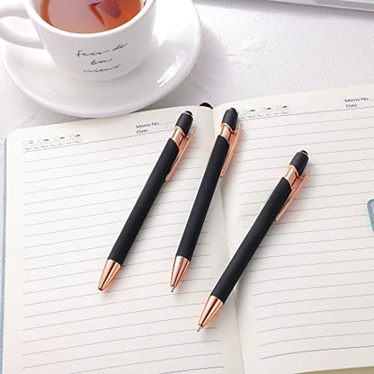 12 PCS 2 in 1 Stylus Ballpoint Pen with Stylus Tip (12 Count)