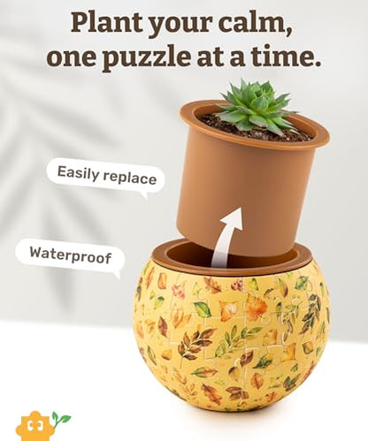 3D Puzzle Planter 80 Pieces