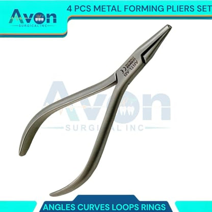 4 Pliers Types for Metal Forming (4 Count)