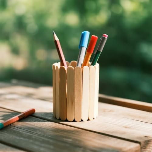 1800 Pcs Wooden Craft Sticks (1800 Count)