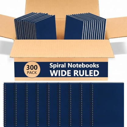 300 Pcs Spiral Notebooks (300 Count)